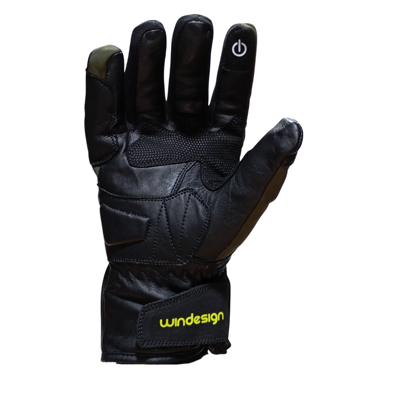 Guantes Invierno motorista Olive
