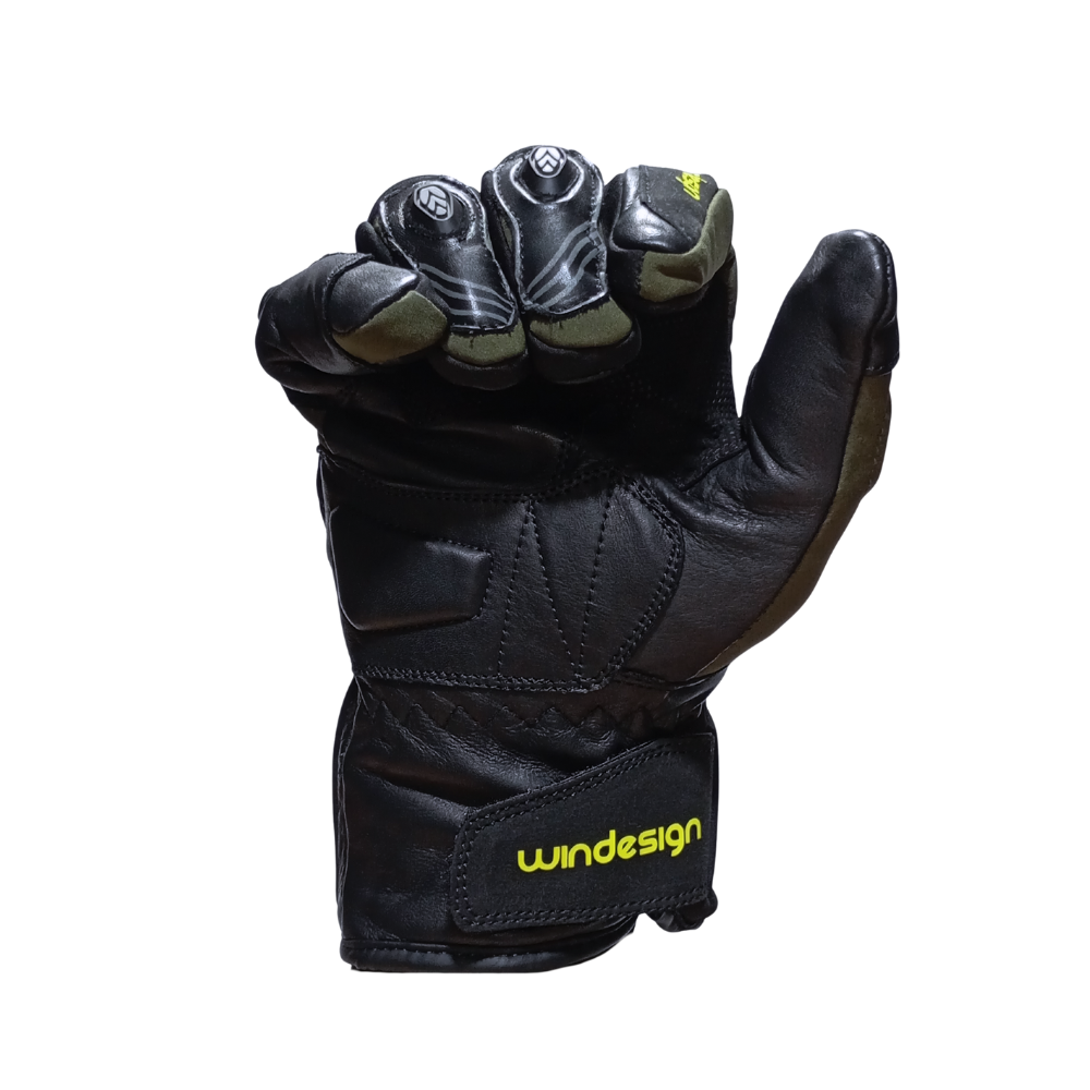 Guantes Invierno motorista Olive