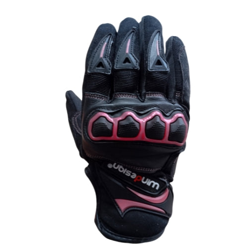 Guante Cuero Mujer Morgan Pink