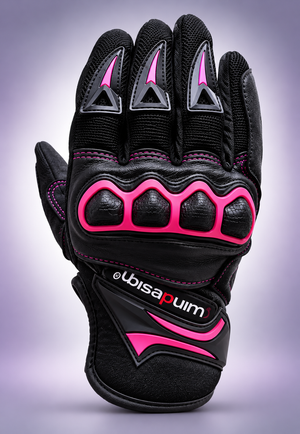 Guante Cuero Mujer Morgan Pink
