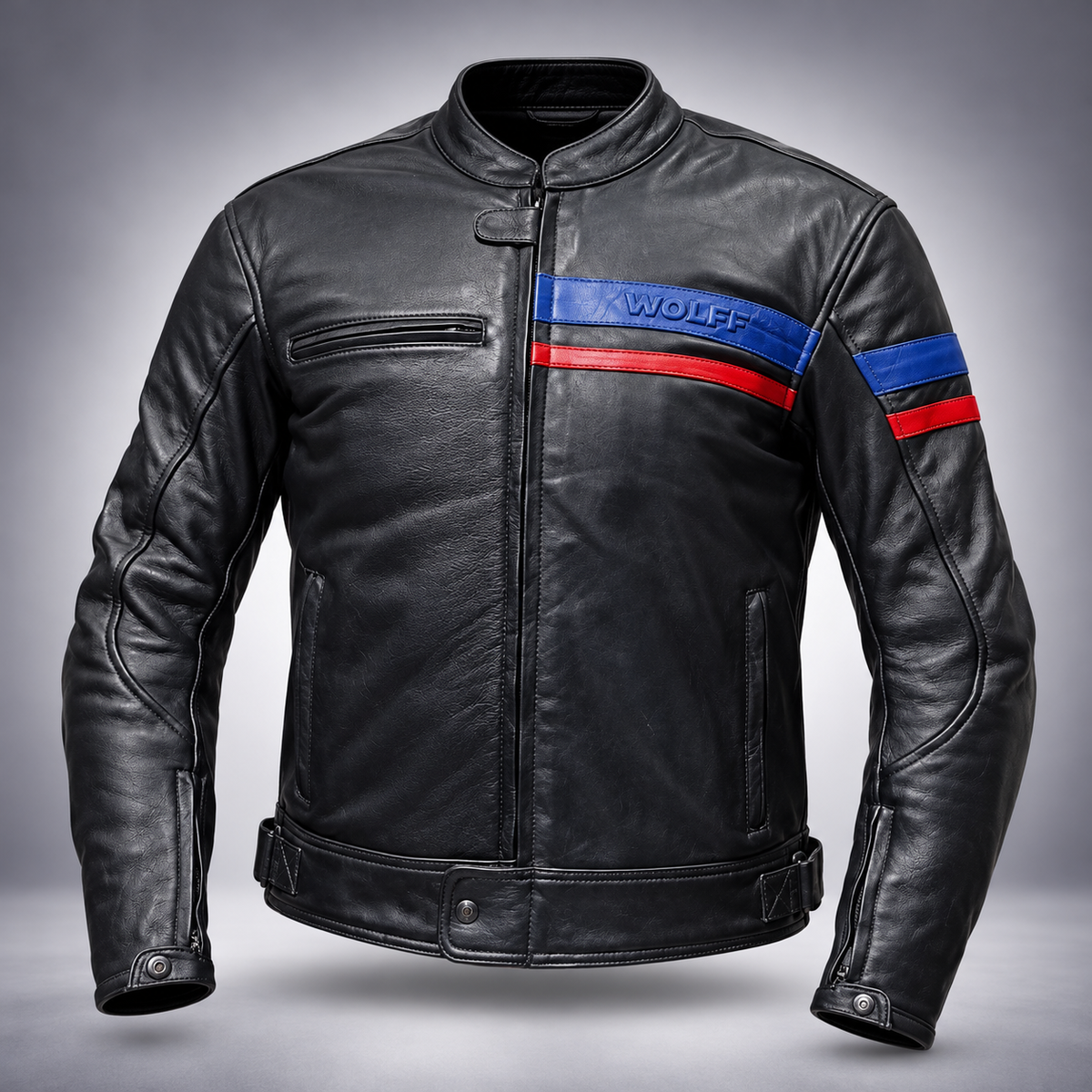 Chaqueta Moto Cuero Júpiter -  4 Estaciones