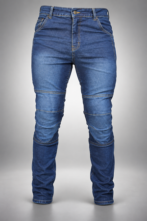 Jeans WINDESIGN, INDIGO, kevlar y protecciones Certificadas