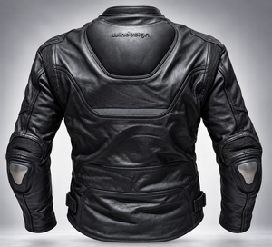 Chaqueta Moto Cuero Mercurio con Joroba Hump