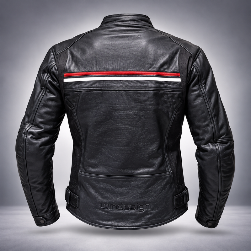 Chaqueta Cuero Saturno-  4 Estaciones